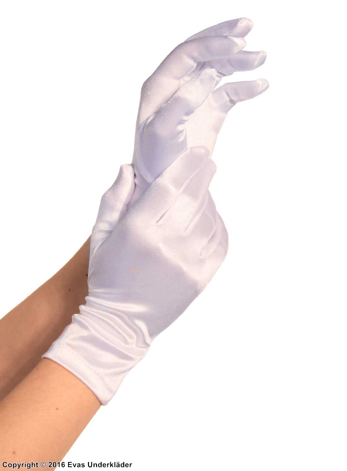 Handschuhe, Satin